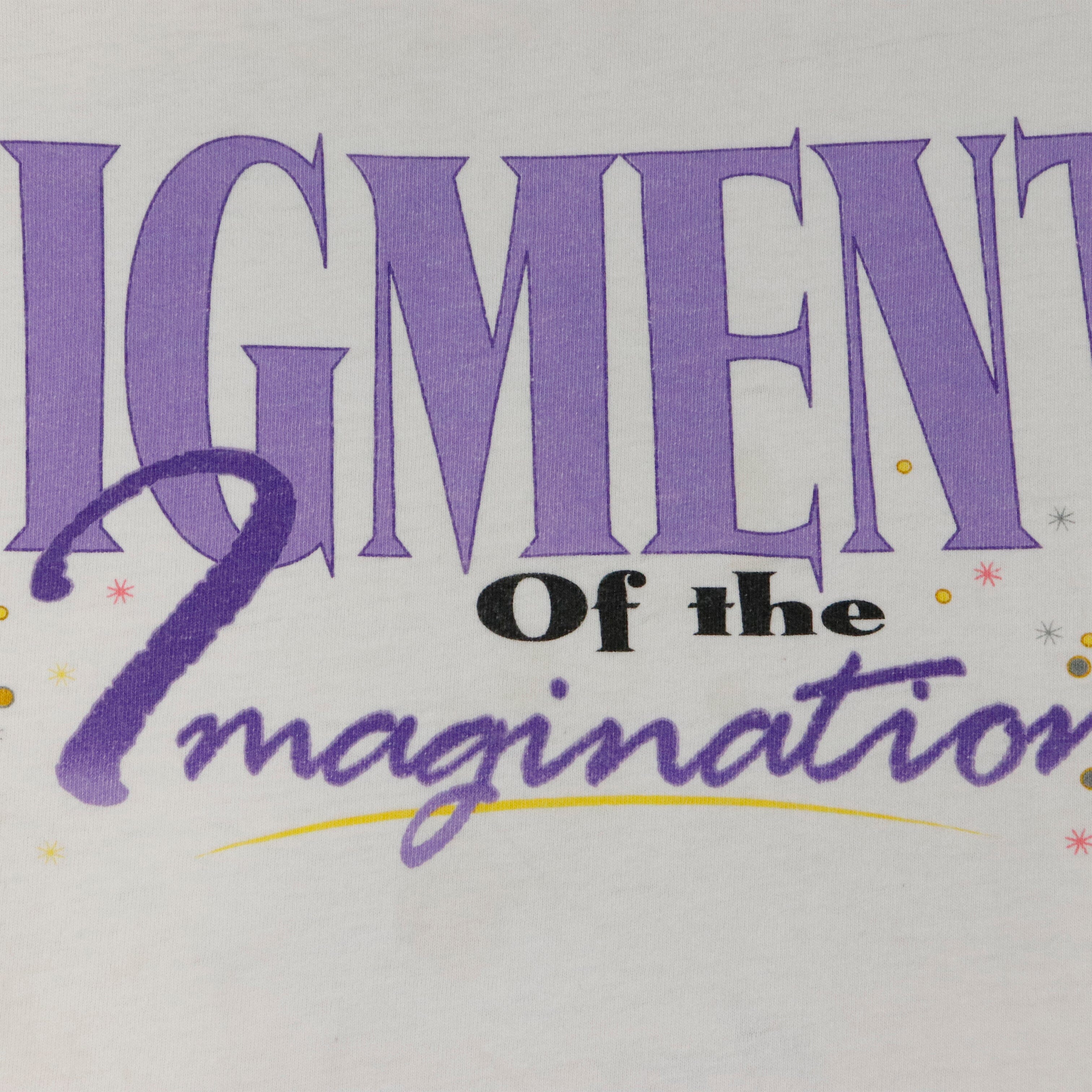 Vintage Walt Disney World Figment Graphic T-Shirt Size XXL 80s 90s Disney 