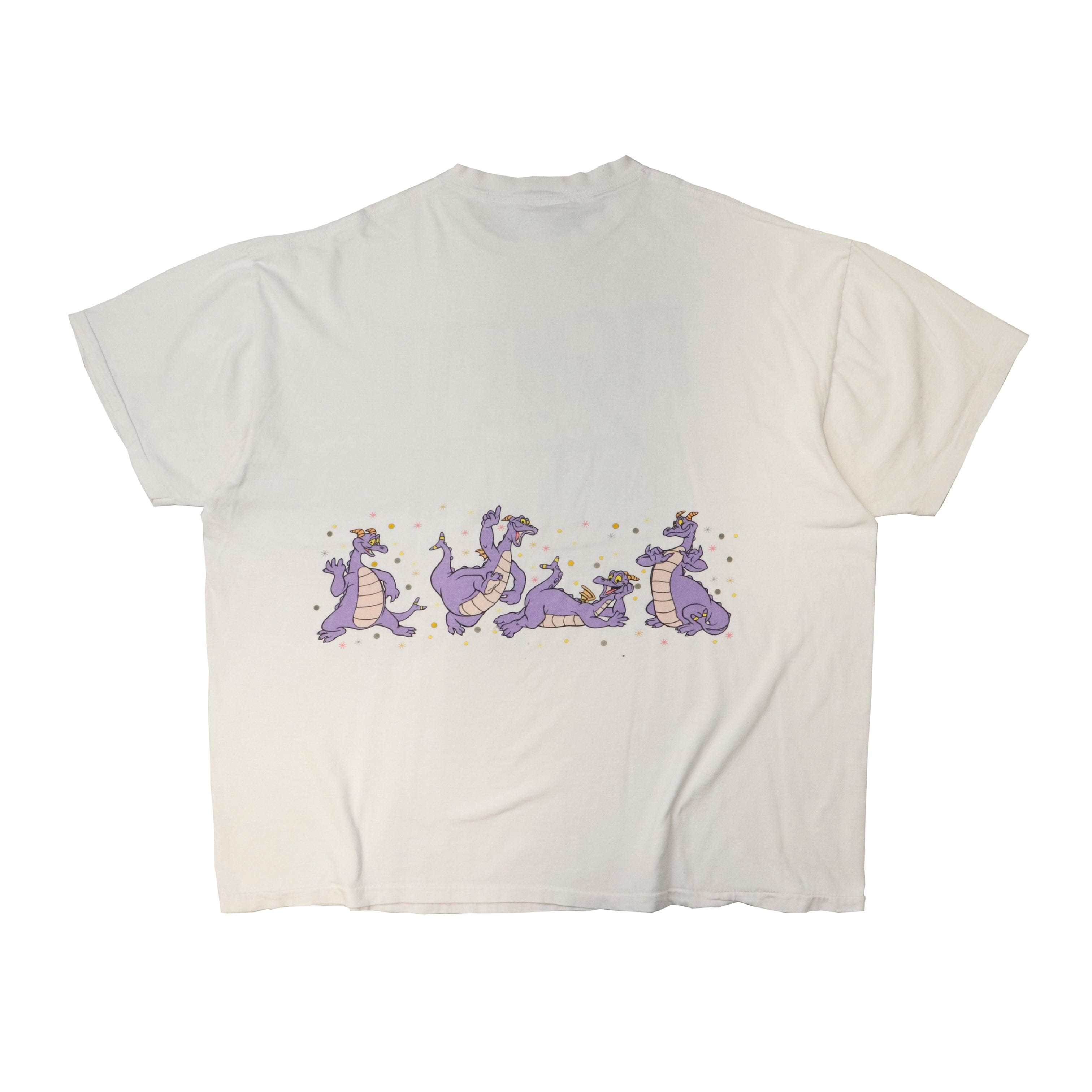 Vintage Walt Disney World Figment Graphic T-Shirt Size XXL 80s 90s Disney 