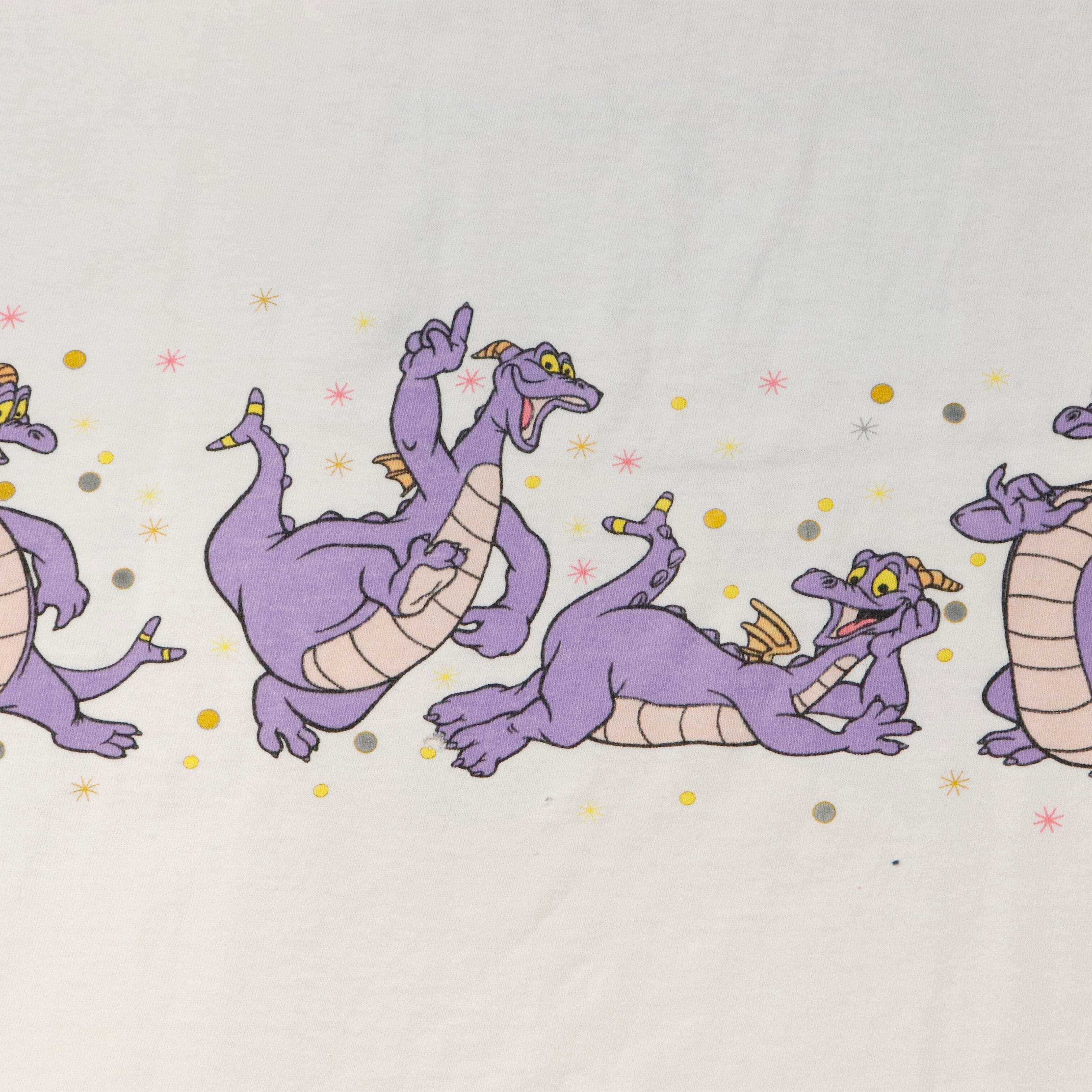 Vintage Walt Disney World Figment Graphic T-Shirt Size XXL 80s 90s Disney 