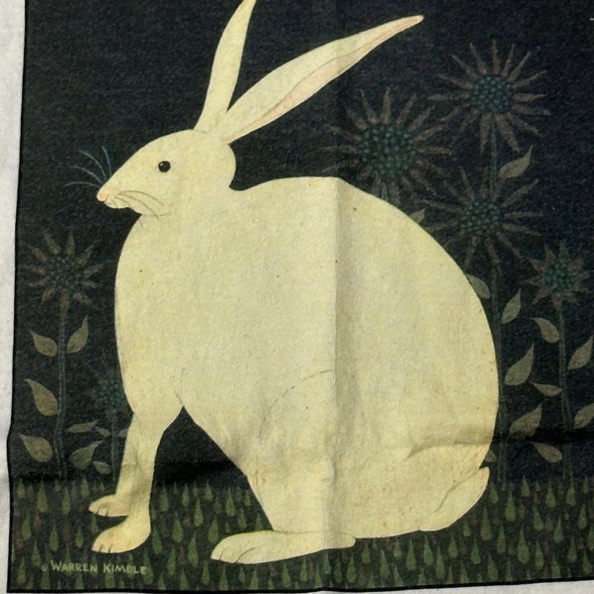 Vintage Warren Kimble Rabbit Graphic T-Shirt Size L FAIF.CA 