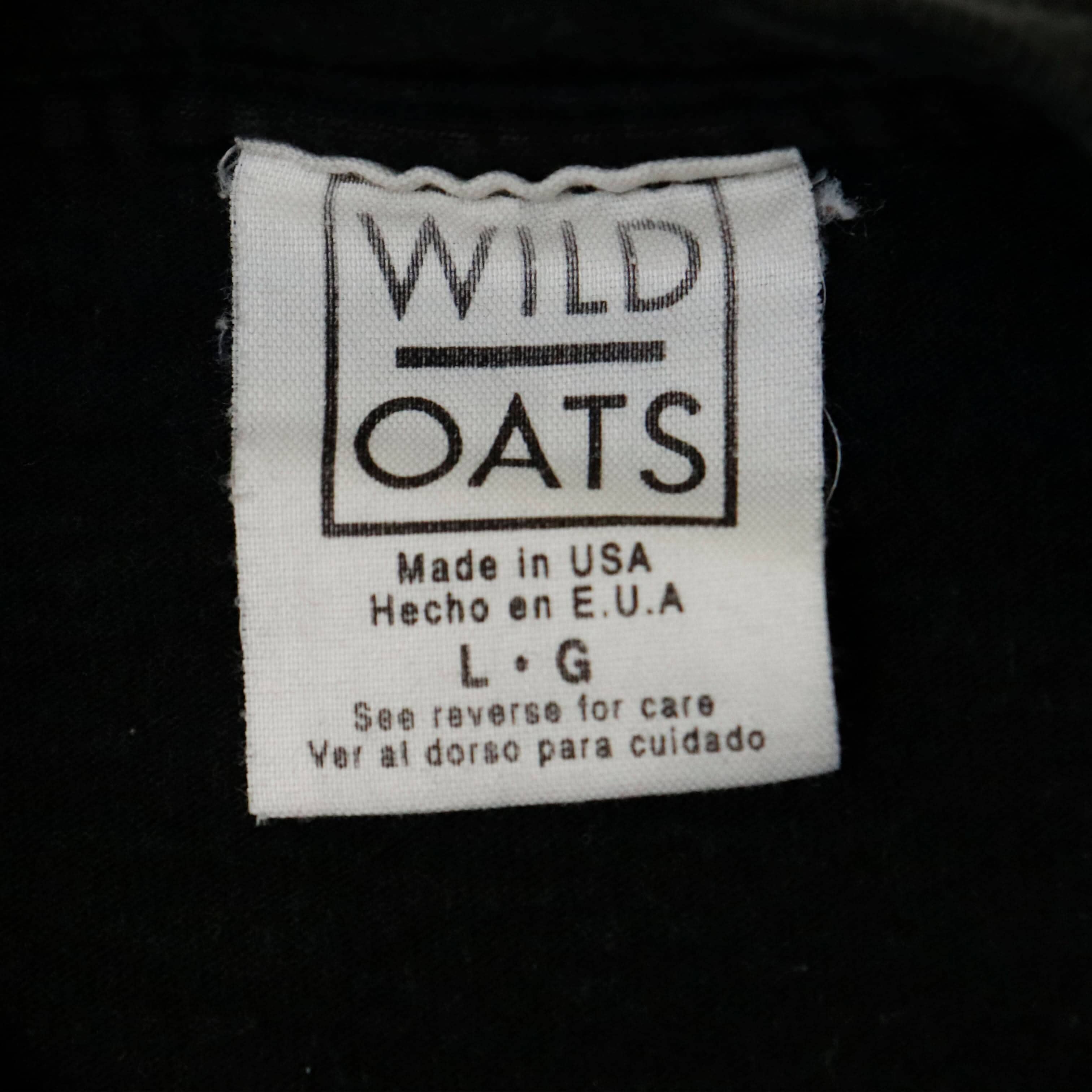 Vintage Wild Oats Stabbing Westward Graphic Band T-Shirt Size L 90s FAIF.CA 