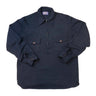 Vintage Wool Pendleton Navy Quarter ZIP Size L 70s Pendleton 