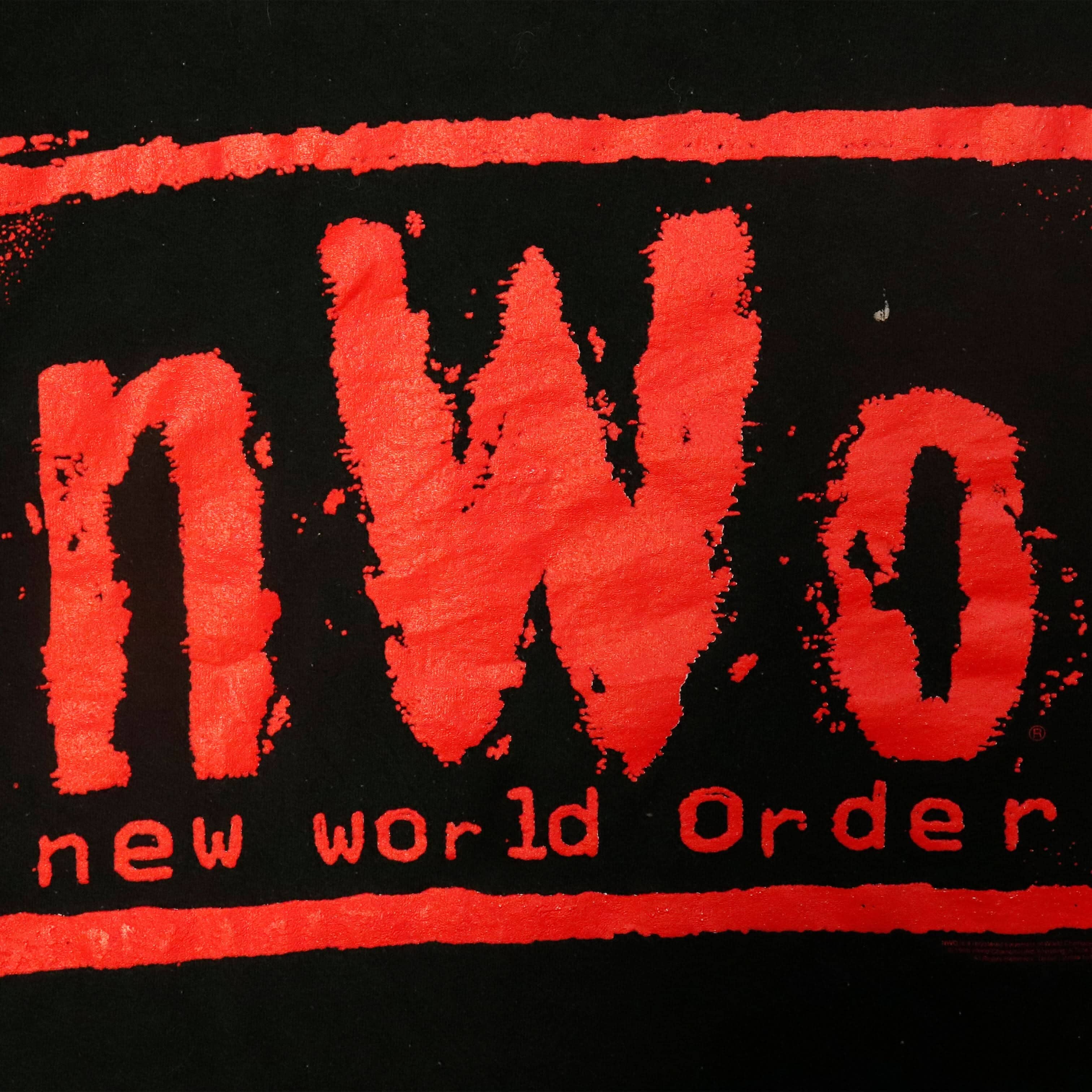Vintage WWF Wrestling 1998 N.W.O New World Order Graphic T-Shirt Size L FAIF.CA 