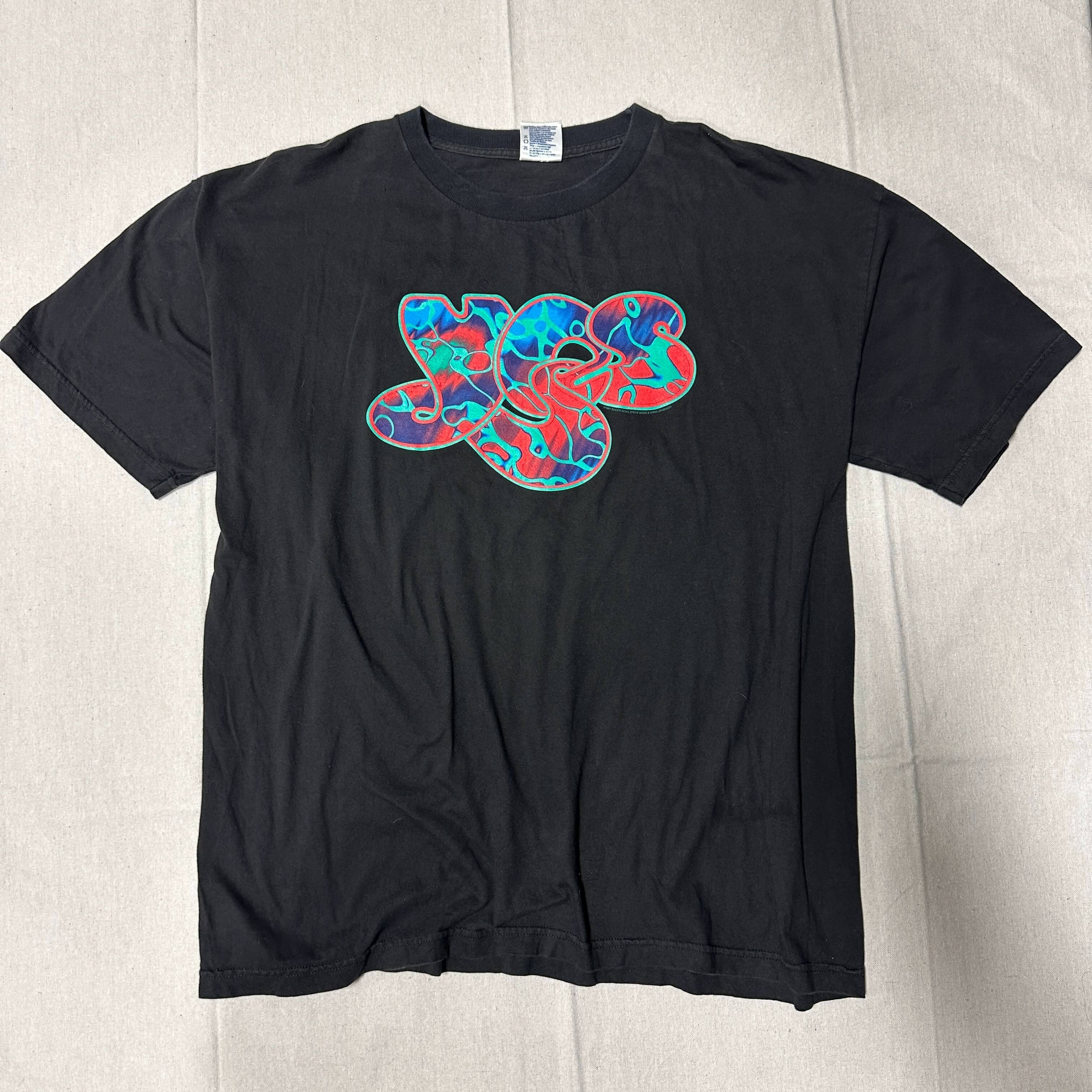 Vintage Yes Open Your Eyes 1997 Tour Psychedelic Graphic T-Shirt Size XL FAIF.CA 