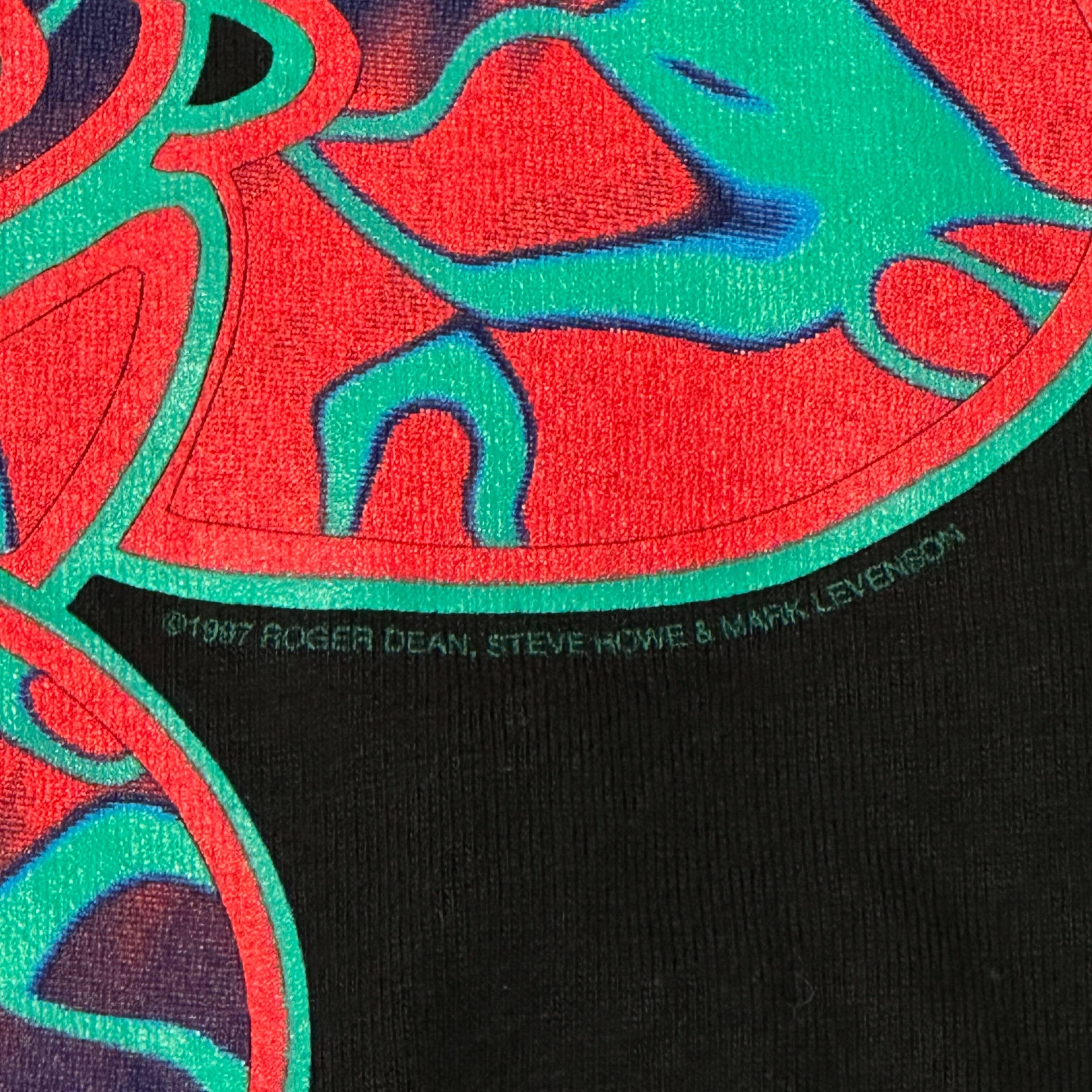 Vintage Yes Open Your Eyes 1997 Tour Psychedelic Graphic T-Shirt Size XL FAIF.CA 