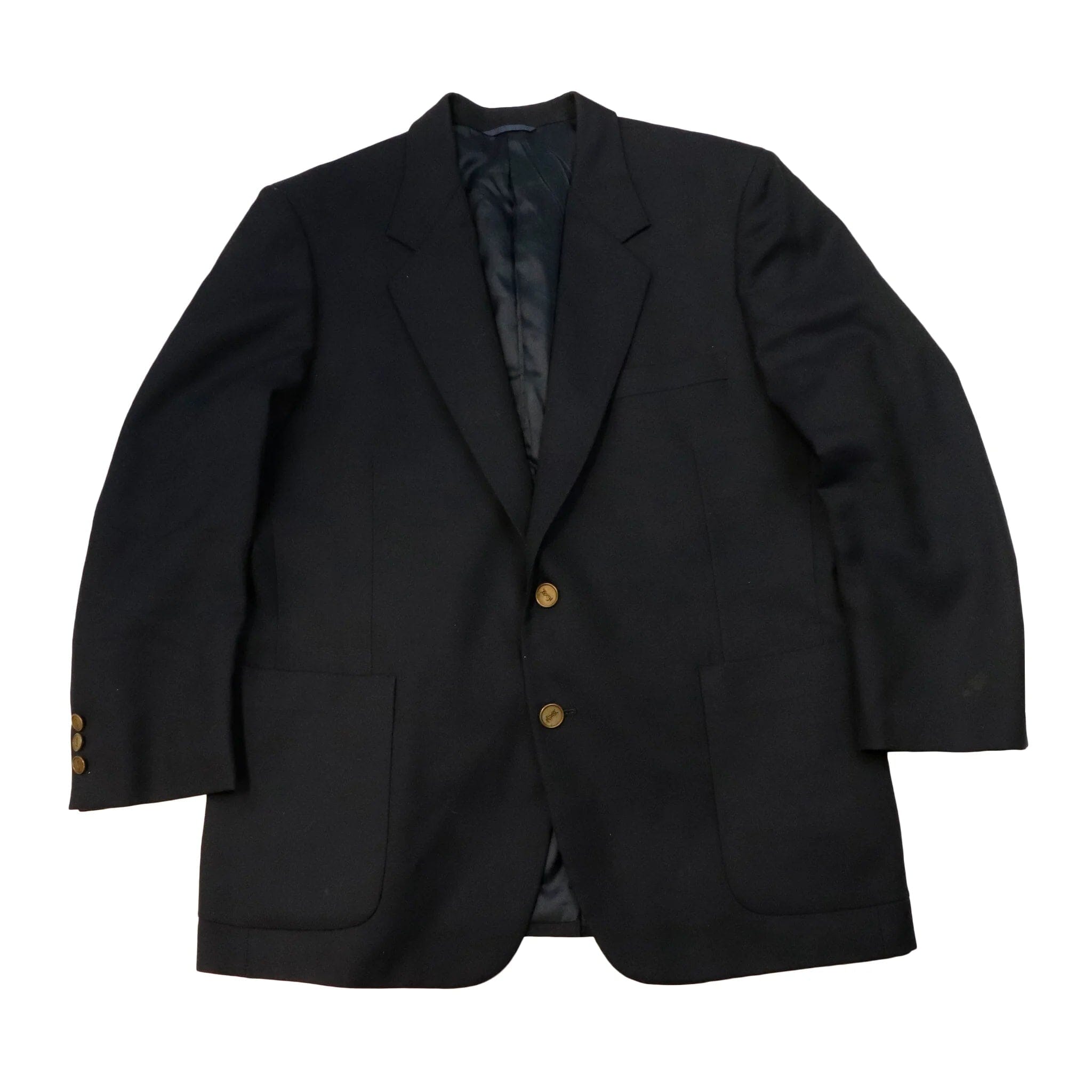 Vintage YSL Navy Blazer Size S42 Yves Saint Laurent 