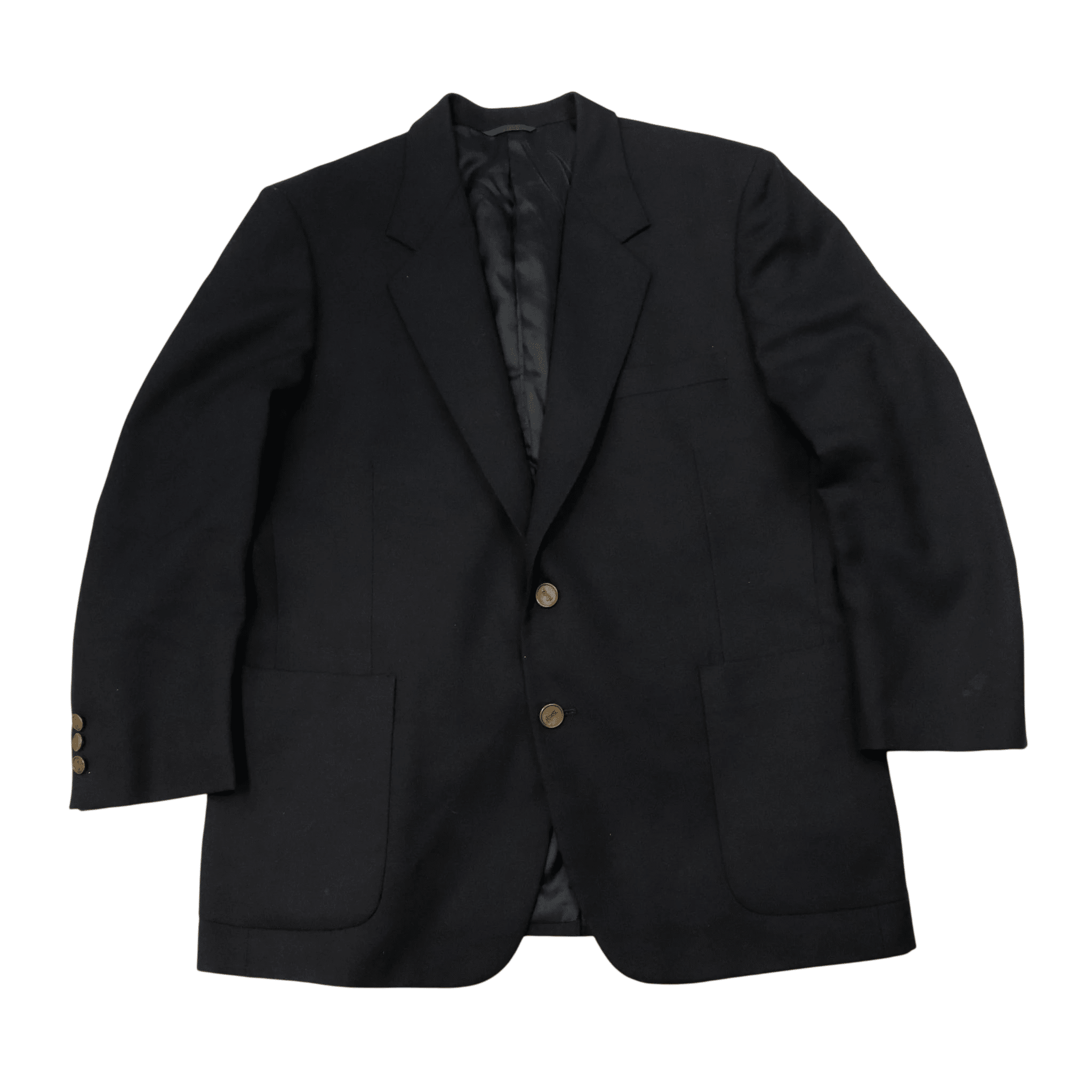 Vintage YSL Navy Blazer Size S42 Yves Saint Laurent 