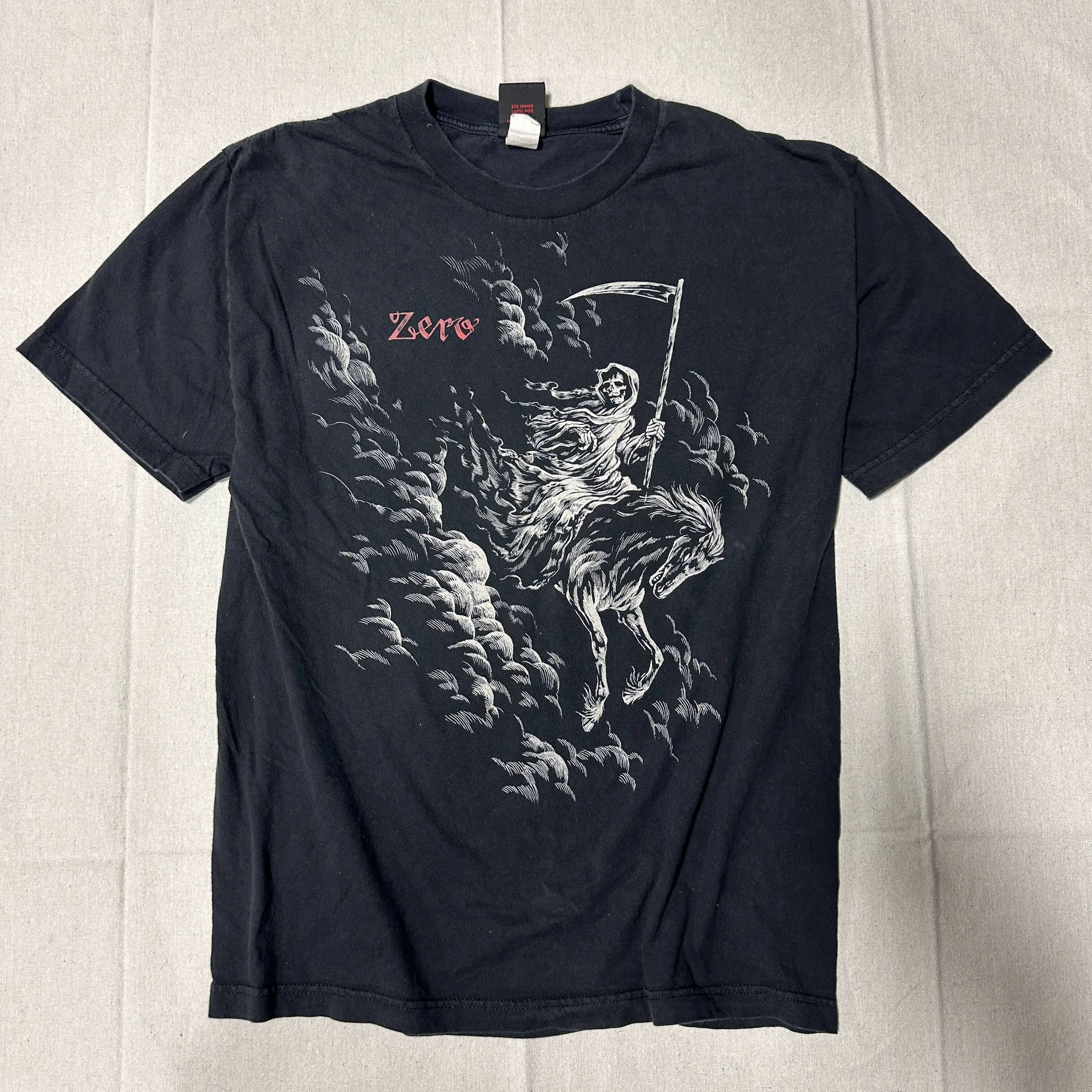 Vintage Zero Skateboards Grim Reaper Graphic T-Shirt Size Large FAIF.CA 